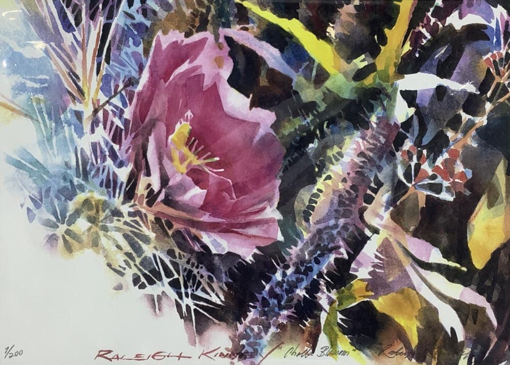 Raleigh Kinney comparable auction result: raleigh kinney signed numbered print
