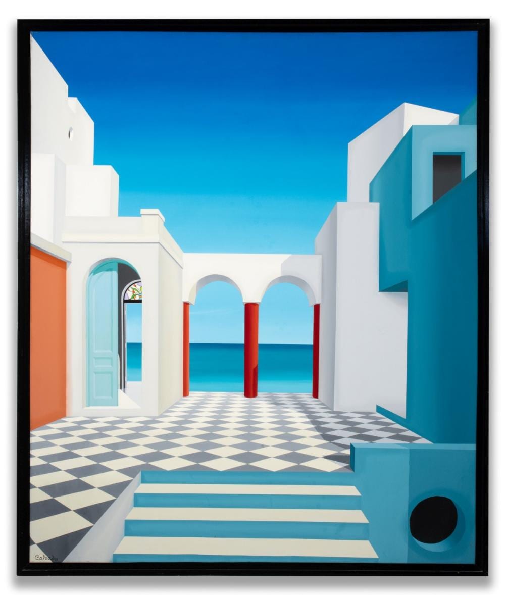 Humberto Calzada comparable auction result: humberto calzada b 1944 acrylic on canvas