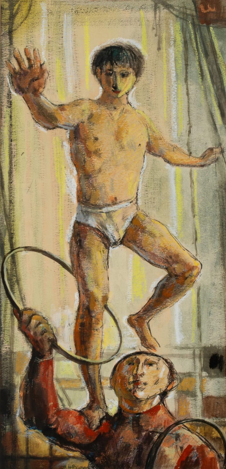 Lester Raymer comparable auction result: lester raymer 1907 1991 mixed media on paper