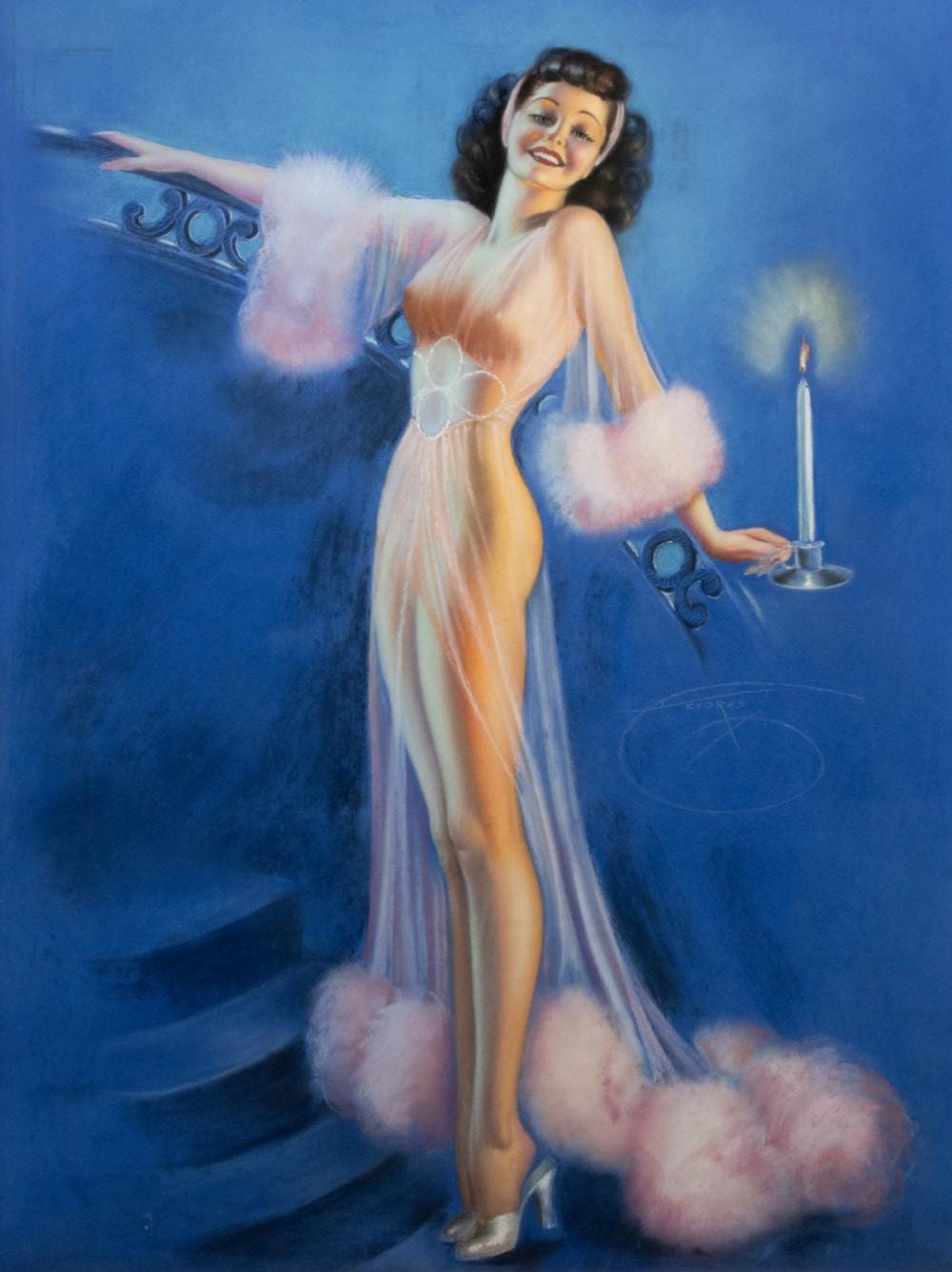 Billy De Vorss comparable auction result: billy devorss 1908 1985 original pastel illustration