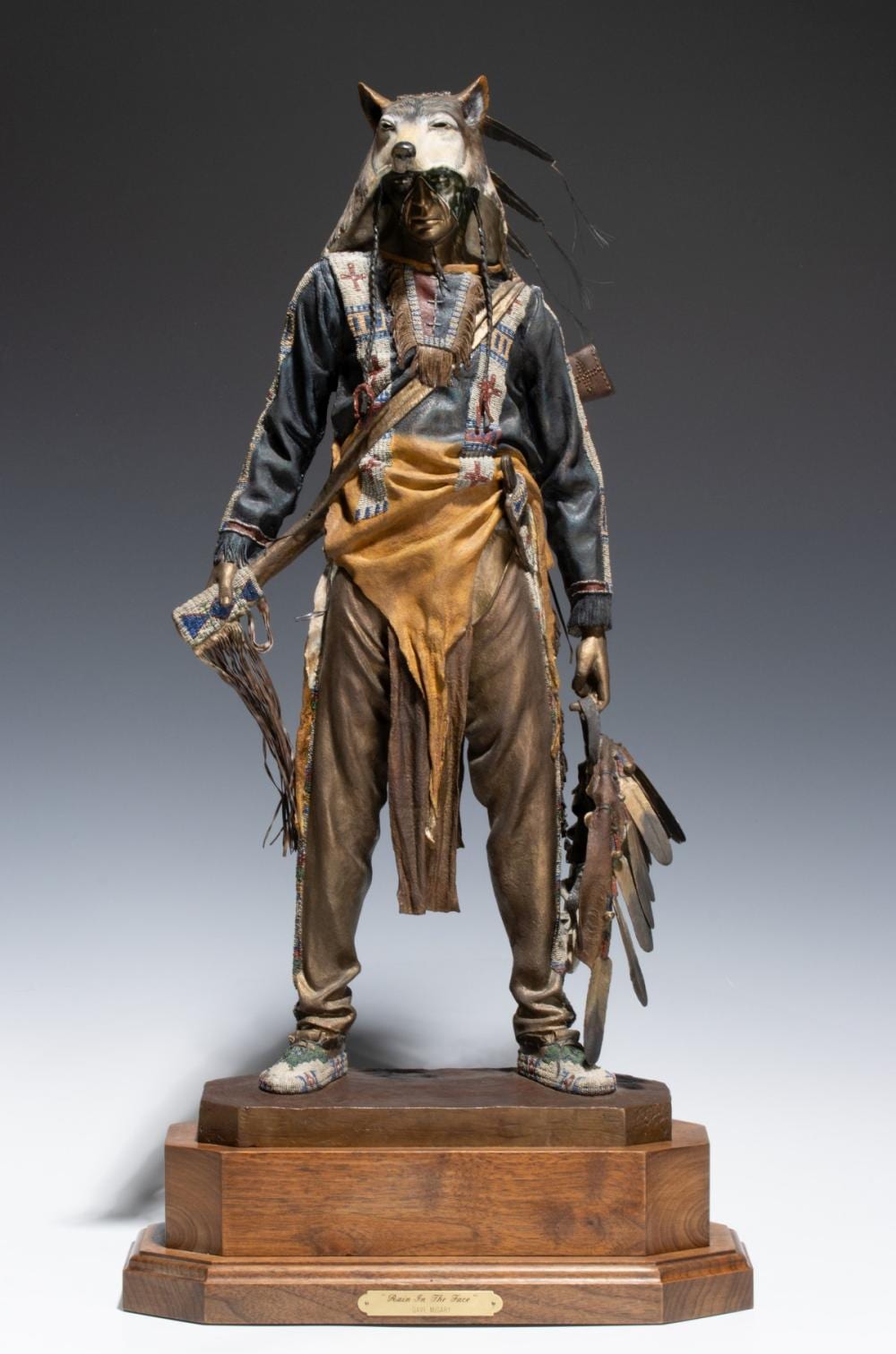 Dave McGary comparable auction result: dave mcgary 1958 2013 enameled bronze sculpture