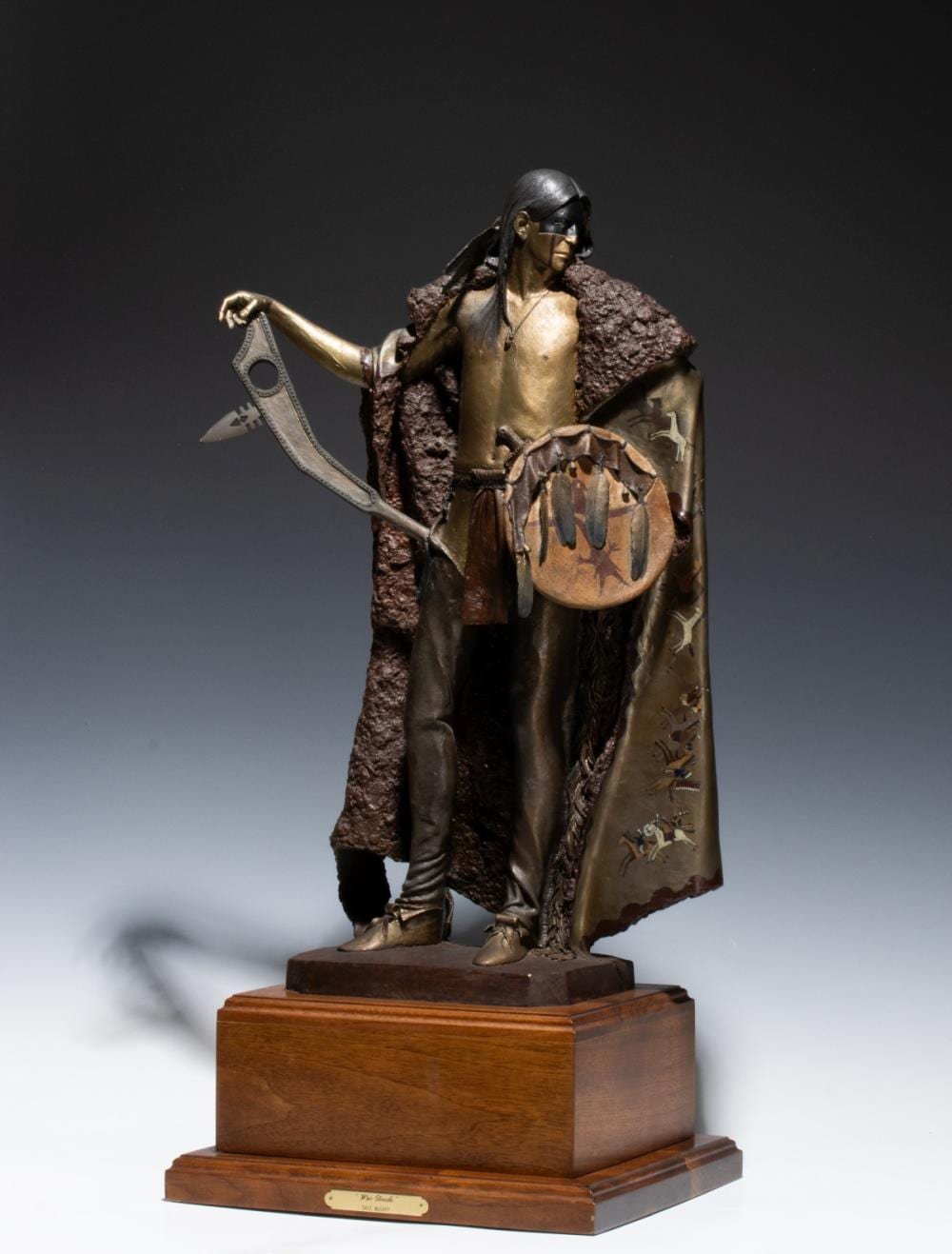 Dave McGary comparable auction result: dave mcgary 1958 2013 enameled and patinated bronze