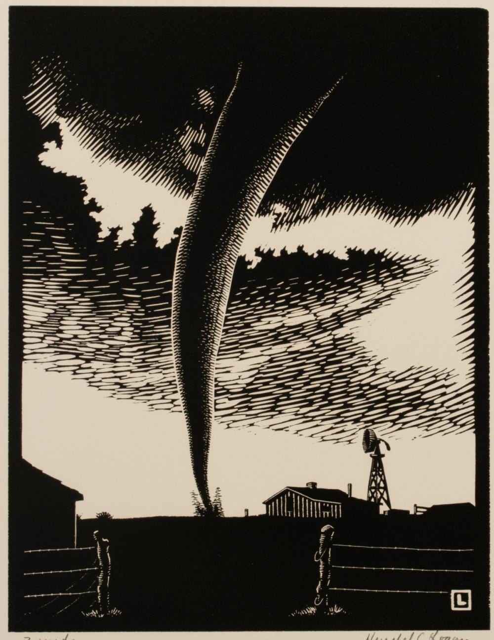 herschel logan 1901 1987 rare pencil signed woodcut · Soulis Auctions · 2026-06-28 Herschel Logan comparable auction result: herschel logan 1901 1987 rare pencil signed woodcut