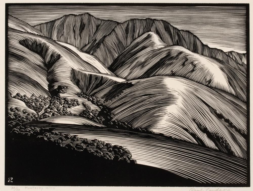 Paul Landacre comparable auction result: paul landacre 1893 1963 important wood engraving