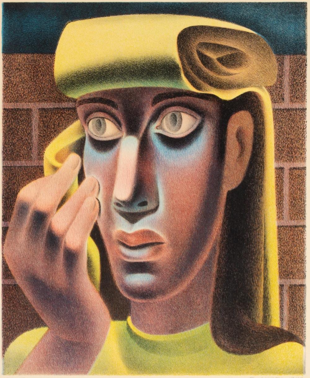 Emilio Amero comparable auction result: emilio amero 1901 1976 pencil signed lithograph