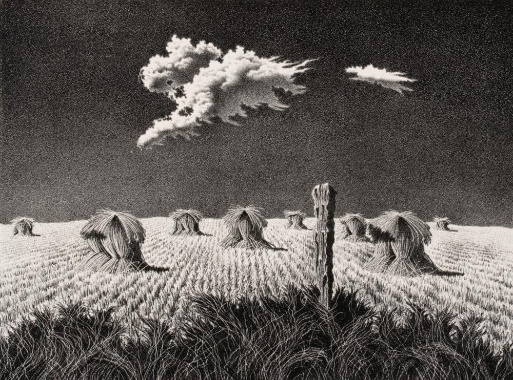 John Rogers Cox comparable auction result: john rogers cox 1915 1990 pencil signed lithograph