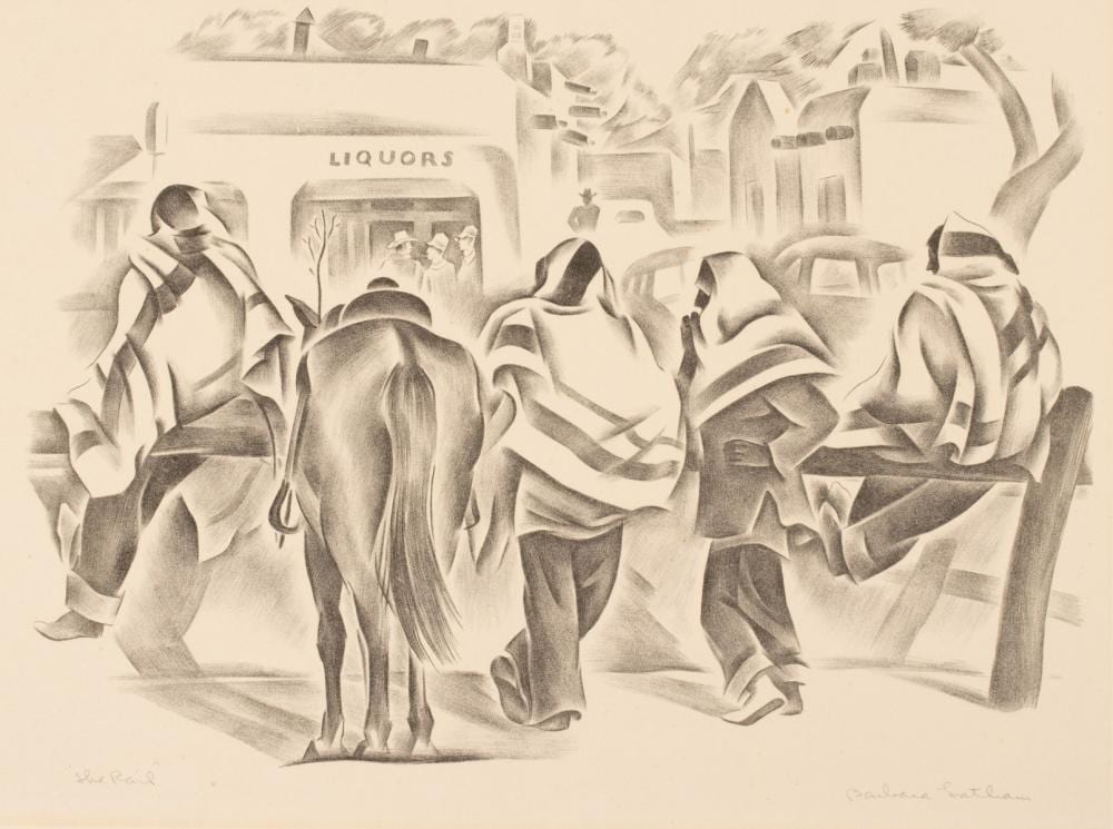 Barbara Latham comparable auction result: barbara latham 1896 1989 pencil signed lithograph