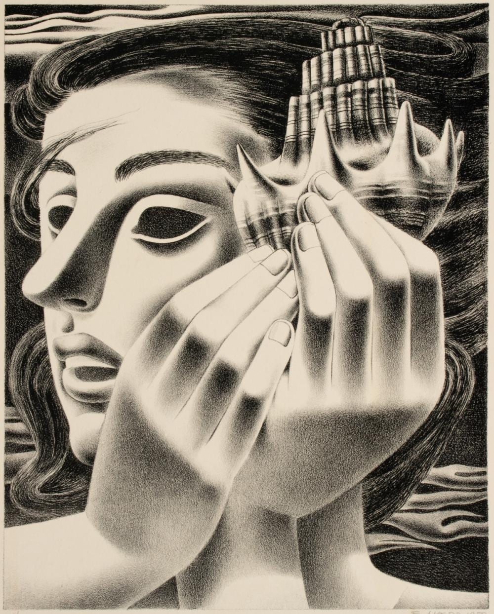 Emilio Amero comparable auction result: emilio amero 1901 1976 pencil signed lithograph