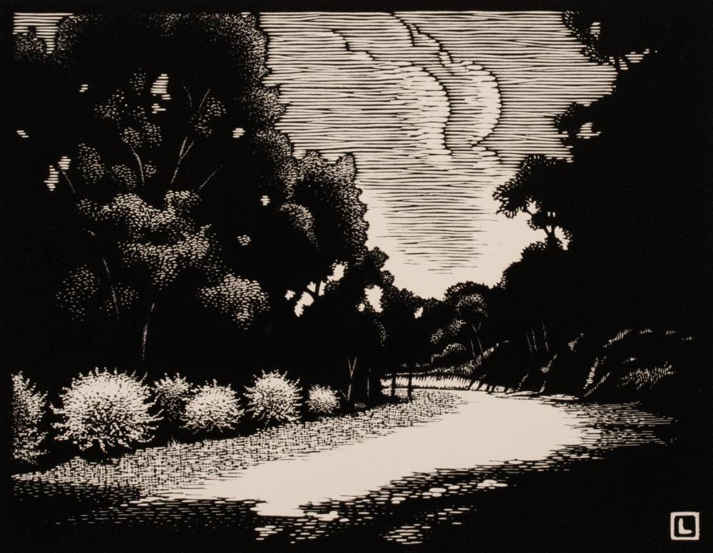 herschel logan 1901 1987 pencil signed woodcut · Soulis Auctions · 2026-06-28 Herschel Logan comparable auction result: herschel logan 1901 1987 pencil signed woodcut