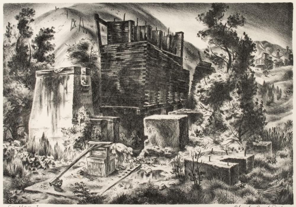 Charles Banks Wilson comparable auction result: charles banks wilson 1918 2013 pencil signed litho