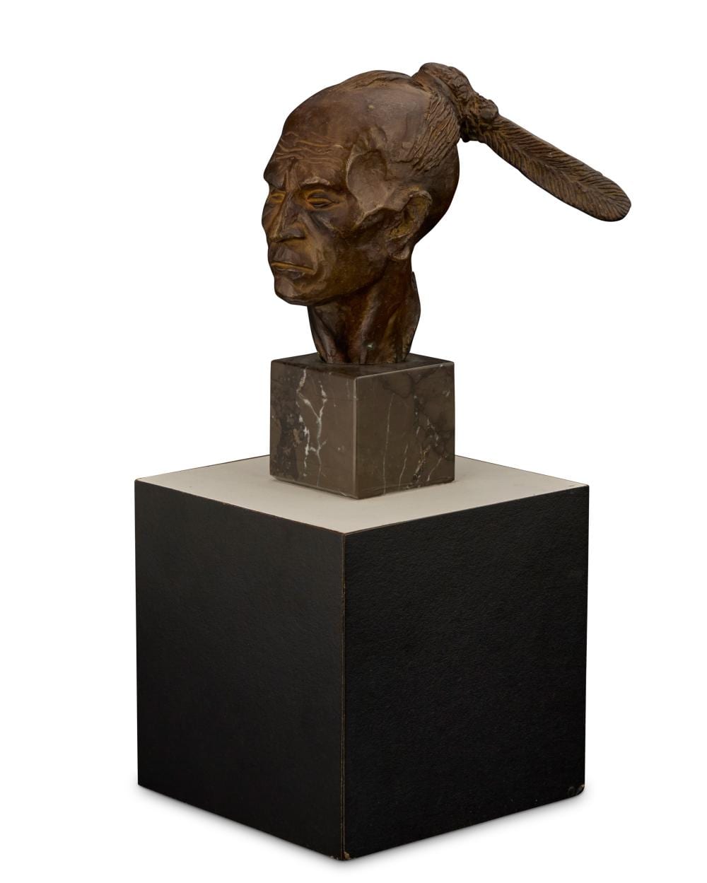 Harry Jackson comparable auction result: harry jackson 1924 2011 algonquin chief head one feather 1971