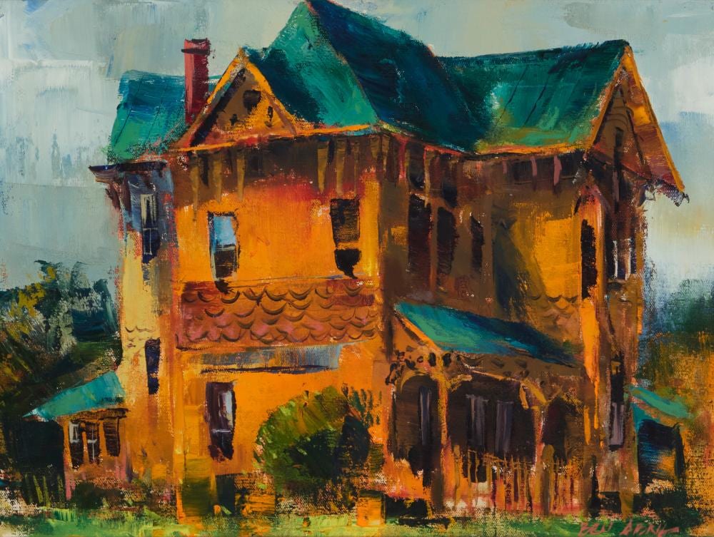 Ben Abril comparable auction result: ben abril 1923 1995 bunker hill house