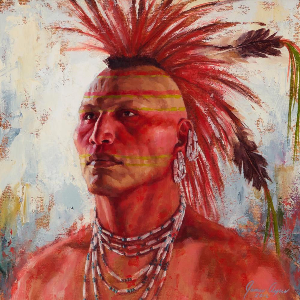 James Ayers comparable auction result: james ayers b 1969 pawnee strength 2016