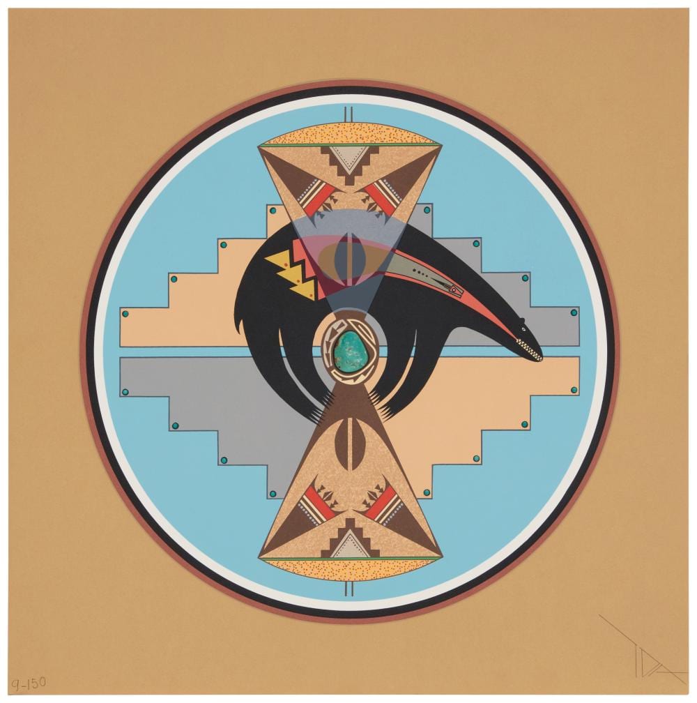 Tony Da comparable auction result: tony da 1940 2008 san ildefonso pueblo fetish bear 1995