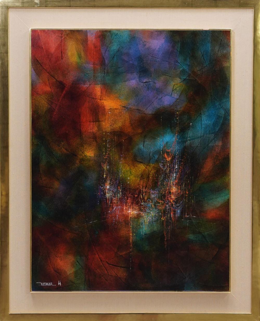 Leonardo Nierman comparable auction result: leonardo nierman 1932 2023 untitled