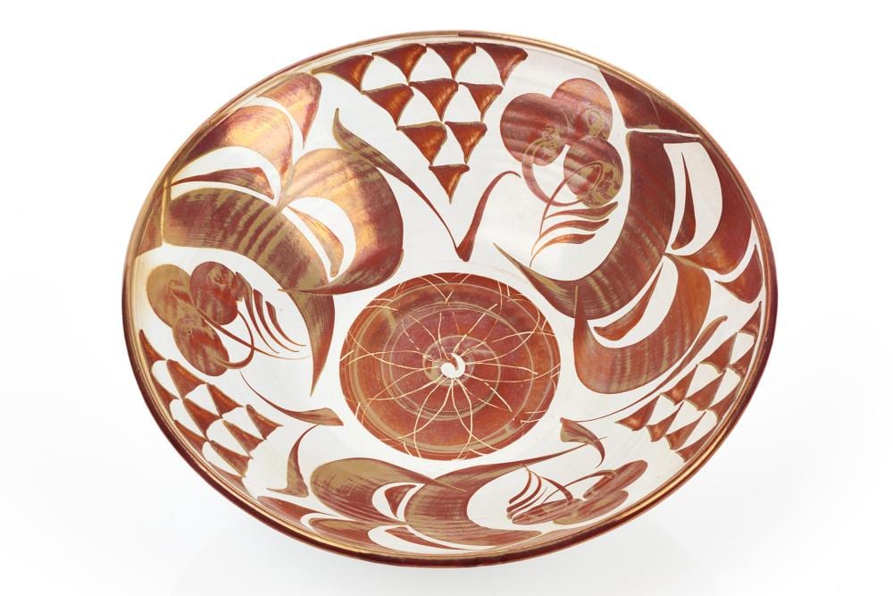 Alan Caiger-Smith comparable auction result: alan caiger smith british 1930 2020 large bowl c 1970 height 16 5 cm diameter 47 5 cm