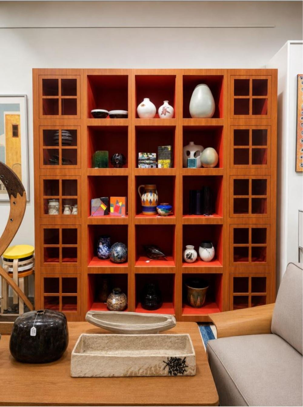 Aldo Rossi comparable auction result: aldo rossi italy 1931 1997 cartesio bookcase designed 1994 height 230 5 cm width 230 cm depth 45 5 cm