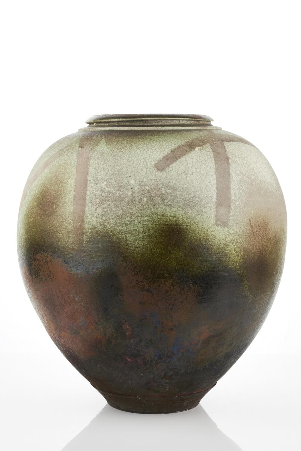 Jeff Mincham comparable auction result: jeff mincham australian b 1950 large moon vase 1983 height 49 cm