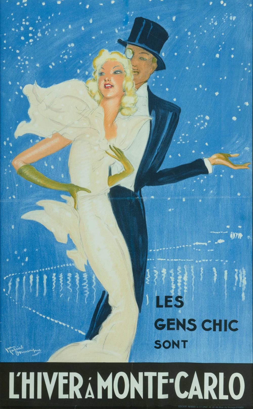 Jean-Gabriel Domergue comparable auction result: jean gabriel domergue
