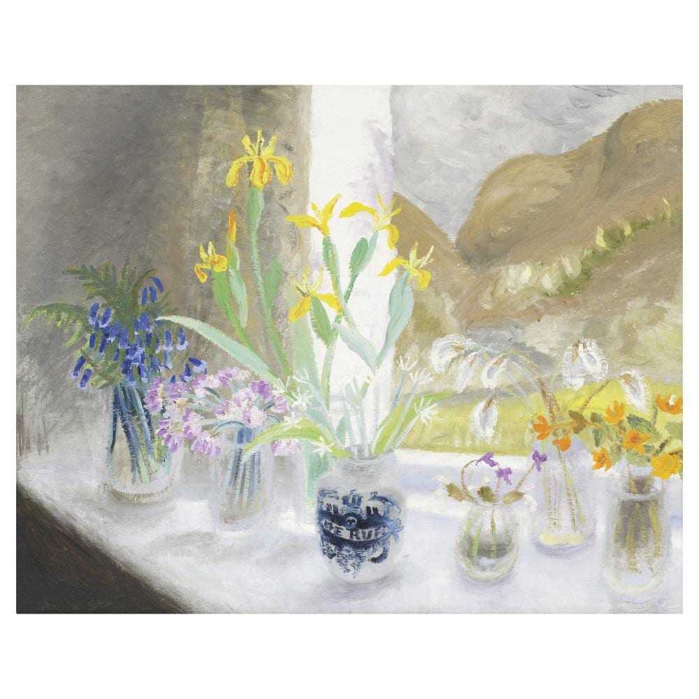 Winifred Nicholson comparable auction result: winifred nicholson british 1893 1981 wild flower window sill 59 5 x 64 8 cm 23 1 2 x 25 1 2 in painted in the 1950s