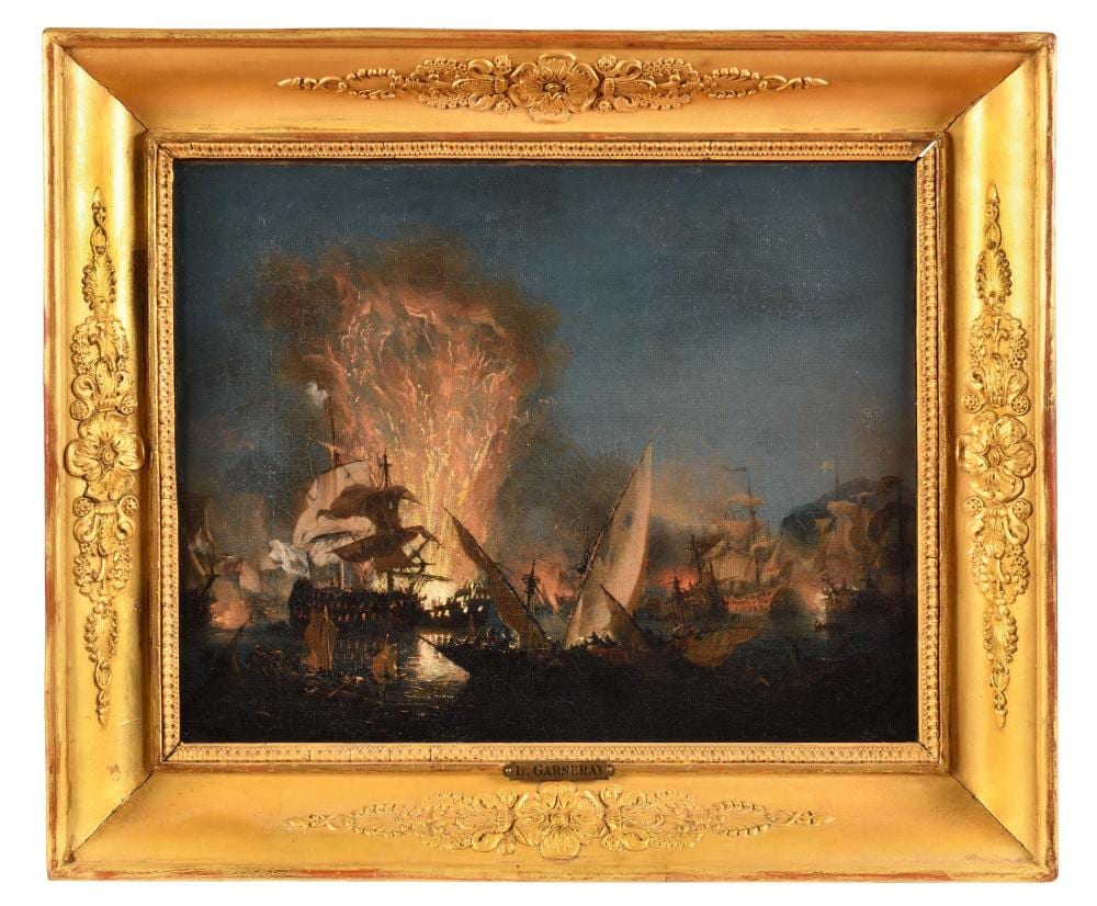 Ambroise Louis Garneray comparable auction result: ambroise louis garneray 1783 1857