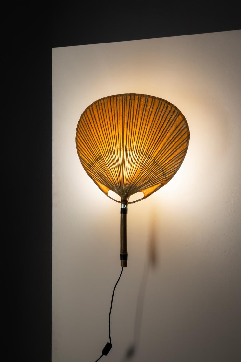 Ingo Maurer comparable auction result: ingo maurer 1932 2019 wall lamp model uchiwa iii 1973
