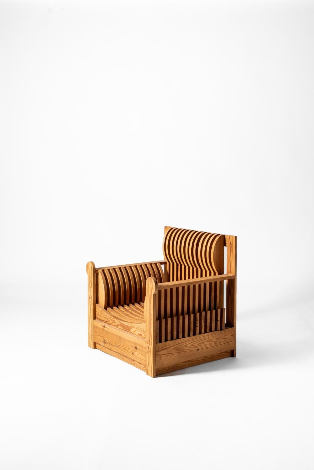 Mario Ceroli comparable auction result: mario ceroli castel frentano 1938 armchair acqua e terra model from the mobili nella valle series 1972