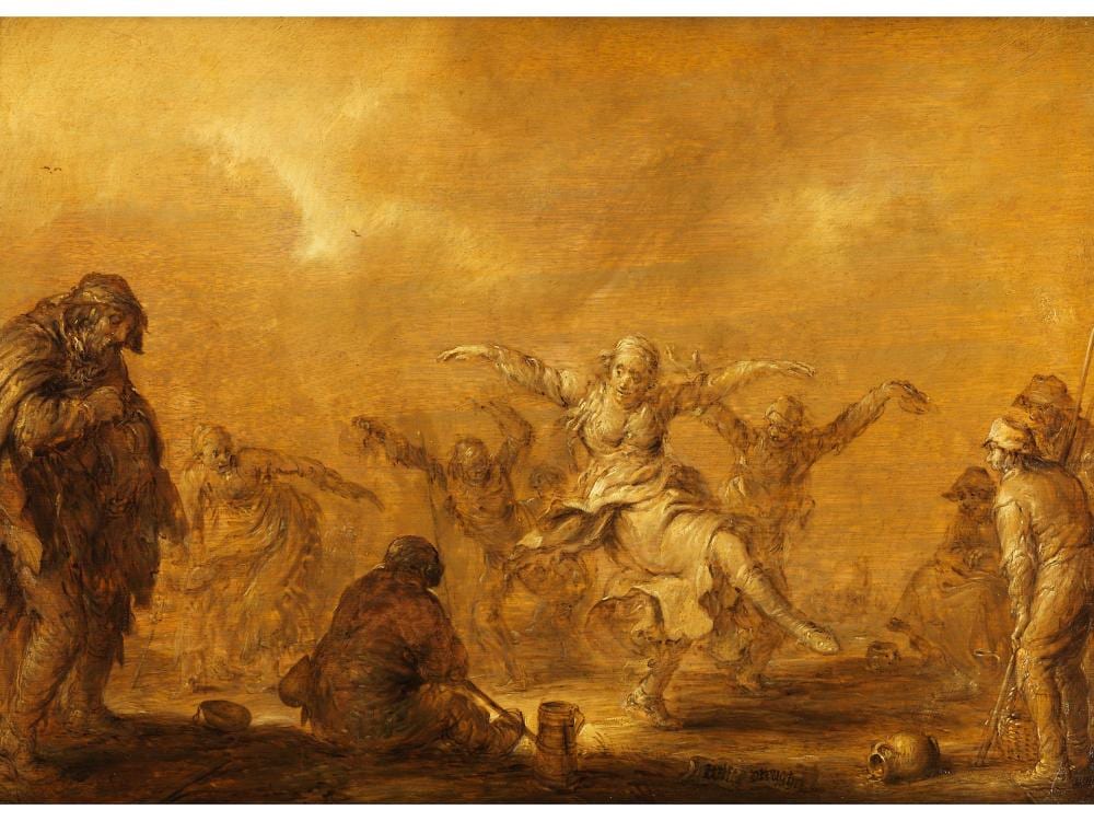 Adriaen van de Venne comparable auction result: adriaen van de venne 1589 delft 1662 den haag zugeschrieben
