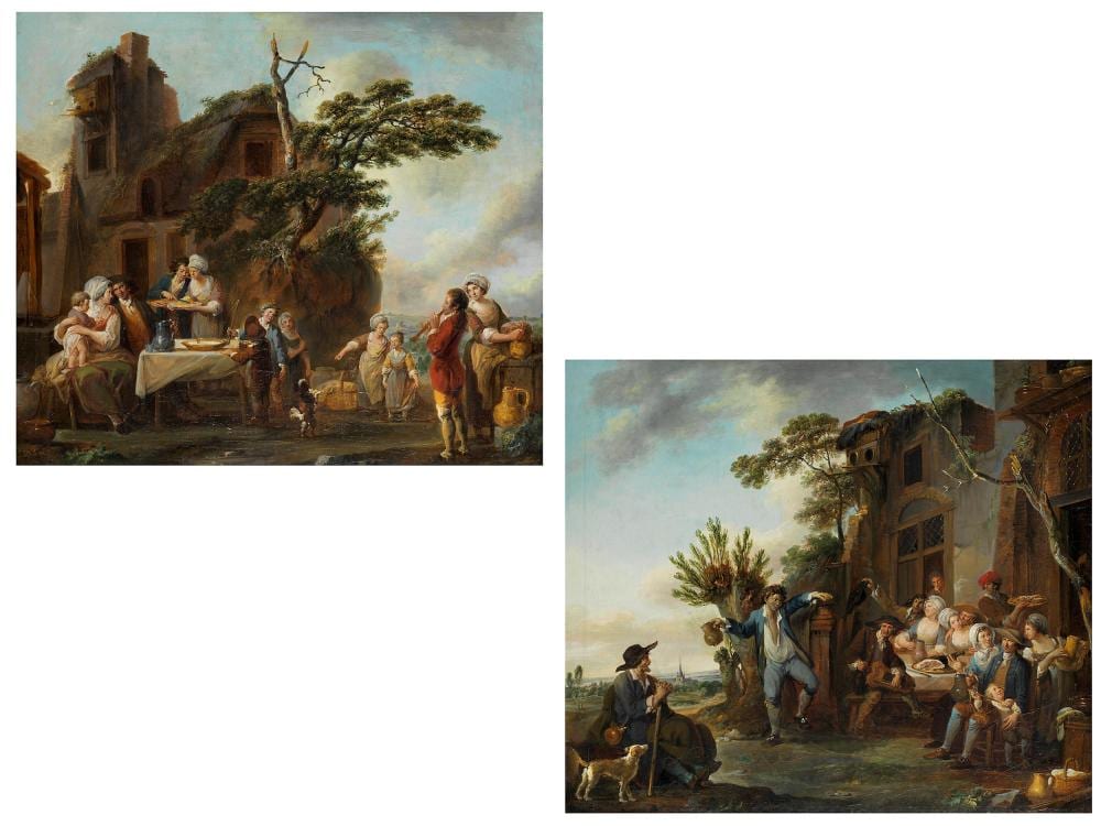 Louis Joseph Watteau comparable auction result: louis joseph watteau genannt watteau de lille 1731 1798 zug