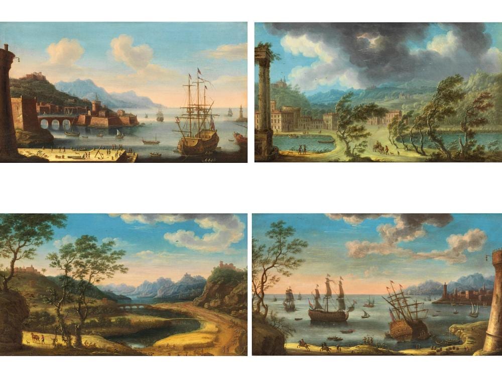 Orazio Grevenbroeck comparable auction result: orazio grevenbroeck um 1670 mailand 1743 neapel