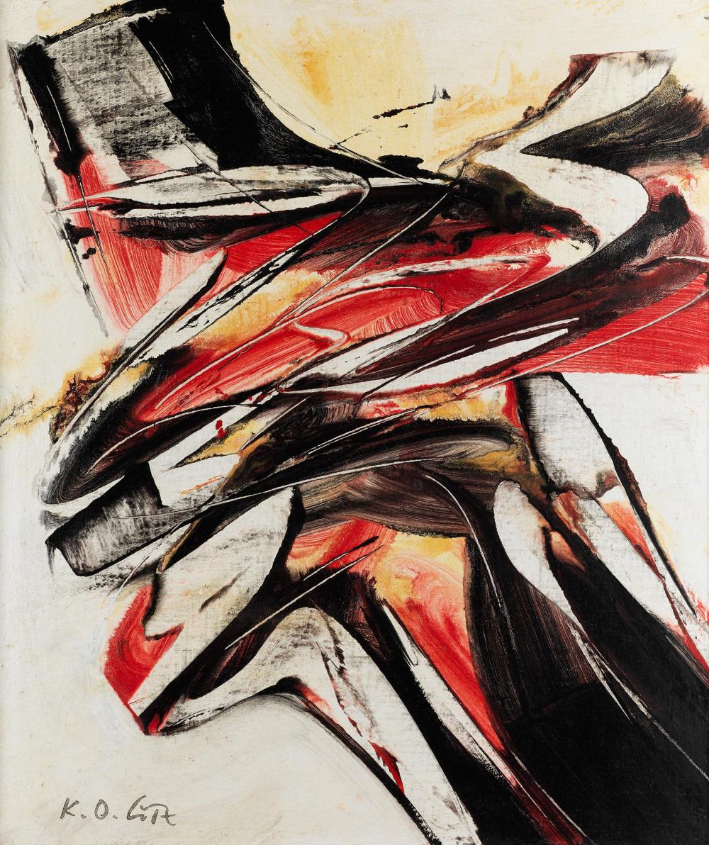 Karl Otto Götz comparable auction result: karl otto g tz 1914 aachen 2017 wolfenacker