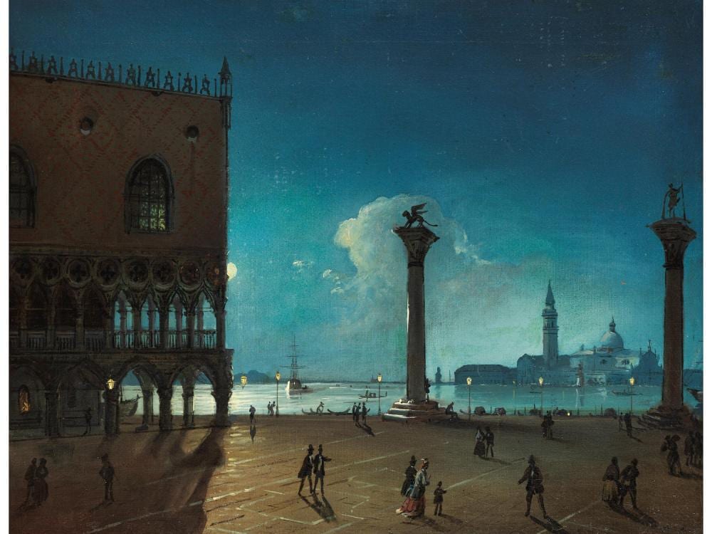 Ippolito Caffi comparable auction result: ippolito caffi 1809 belluno 1866 lissa