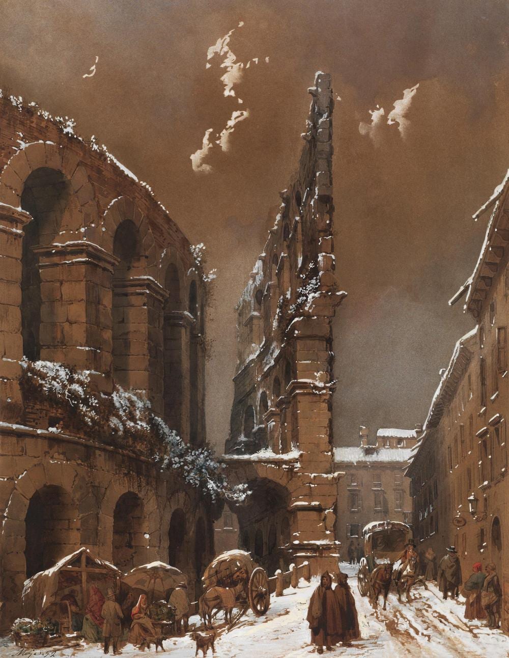 Federico Moia comparable auction result: federico moja 1802 mailand 1885 dolo venetien