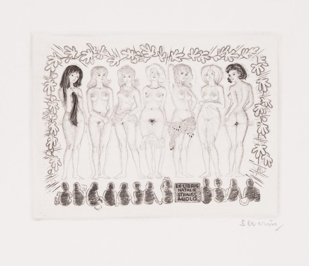 Johan Severin Nilson comparable auction result: severin mark 12 exlibris one of 125 copies 12 engravings signed in pencil brussels 1982 others on bookplates 10