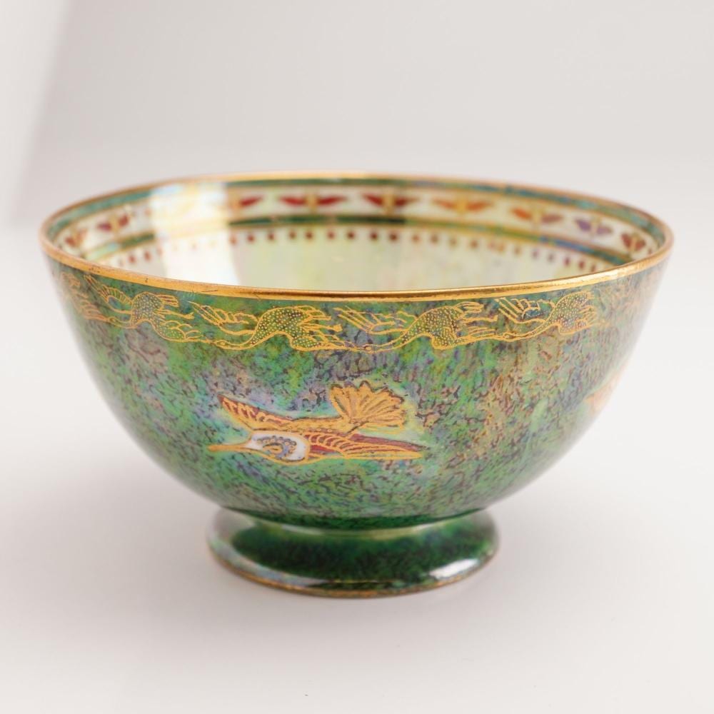 Daisy Makeig-Jones comparable auction result: wedgwood fairyland luster hummingbird bowl by daisy makeig jones