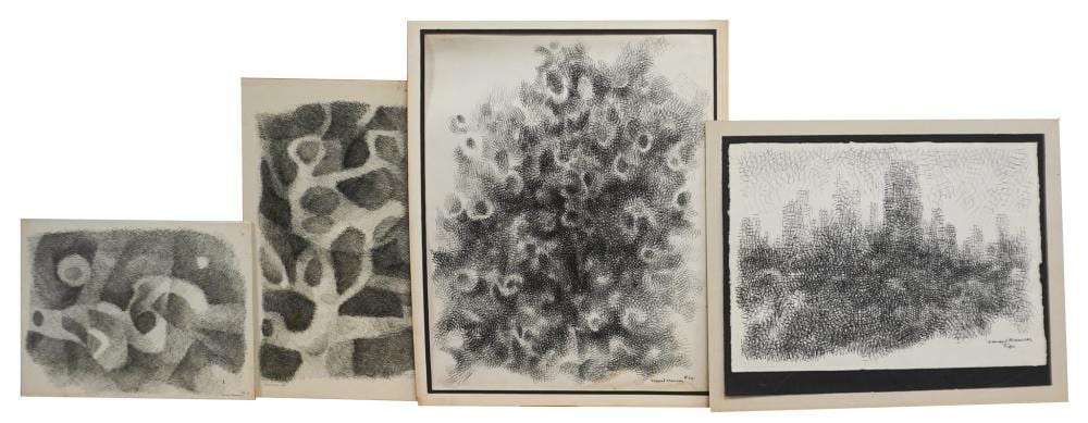leonard maurer american 1912 1976 abstracts four pen and ink drawings · Weschler's · 2026-06-16 Leonard Maurer comparable auction result: leonard maurer american 1912 1976 abstracts four pen and ink drawings