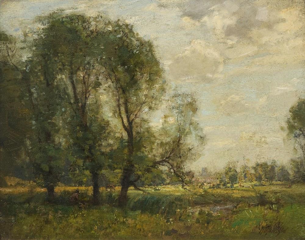 Harry Mitton Wilson comparable auction result: harry mitton wilson british 1873 1923 a wooded landscap