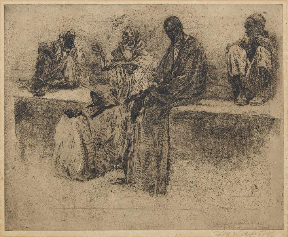 erich wolfsfeld german british 1884 1956 five seated · Roseberys · 2026-07-08 Erich Wolfsfeld comparable auction result: erich wolfsfeld german british 1884 1956 five seated