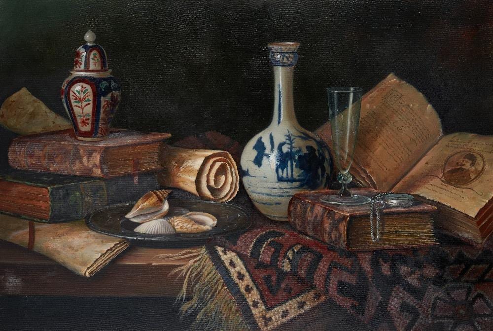 raymond campbell british b 1956 still life with shells · Roseberys · 2026-07-08 Raymond Campbell comparable auction result: raymond campbell british b 1956 still life with shells