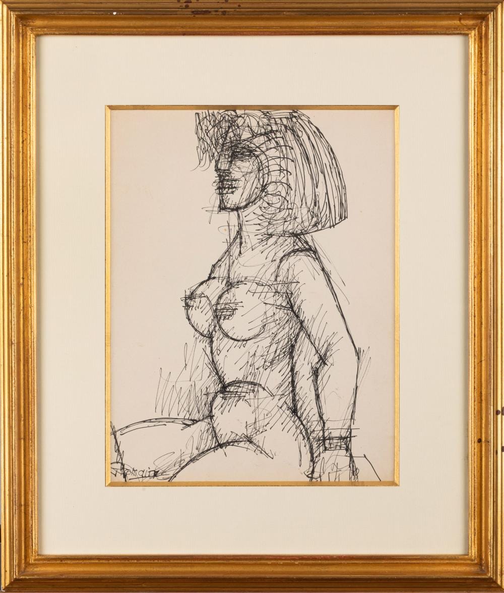 marcel gromaire 1892 1971 femme nue assise de profil · Gros-Delettrez · 2026-06-22 Marcel Gromaire comparable auction result: marcel gromaire 1892 1971 femme nue assise de profil