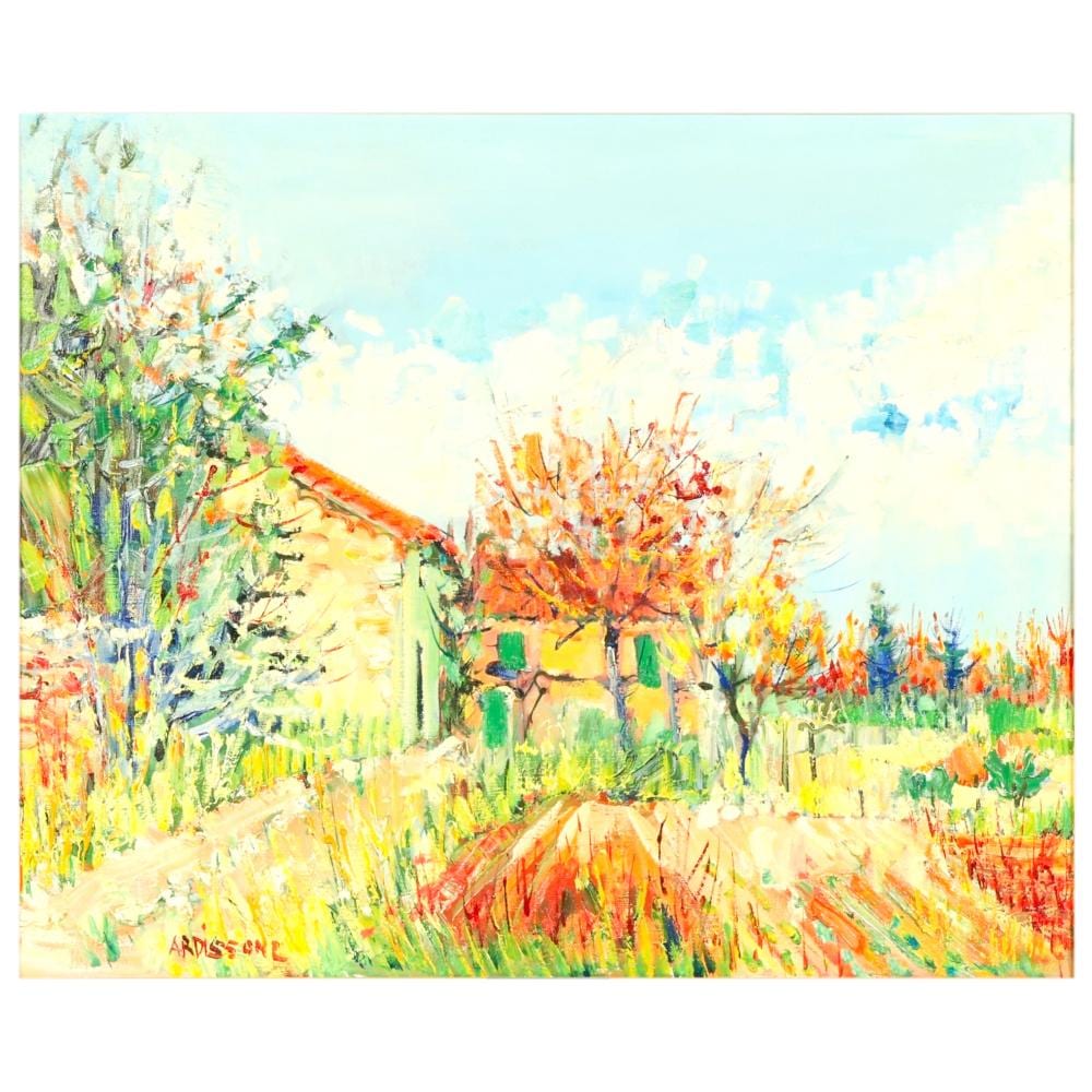 Yolande Ardissone comparable auction result: yolande ardissone 1927 2024 landscape oil painting