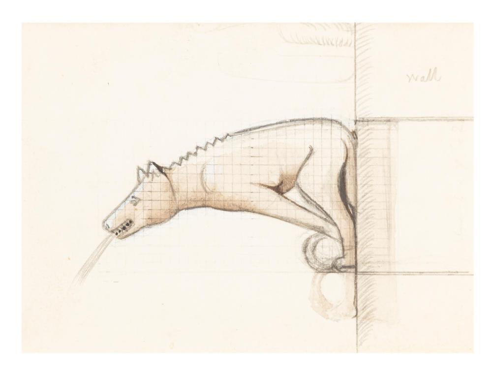 Eric Gill comparable auction result: eric gill british 1882 1940 gargoyle for capel y ffin