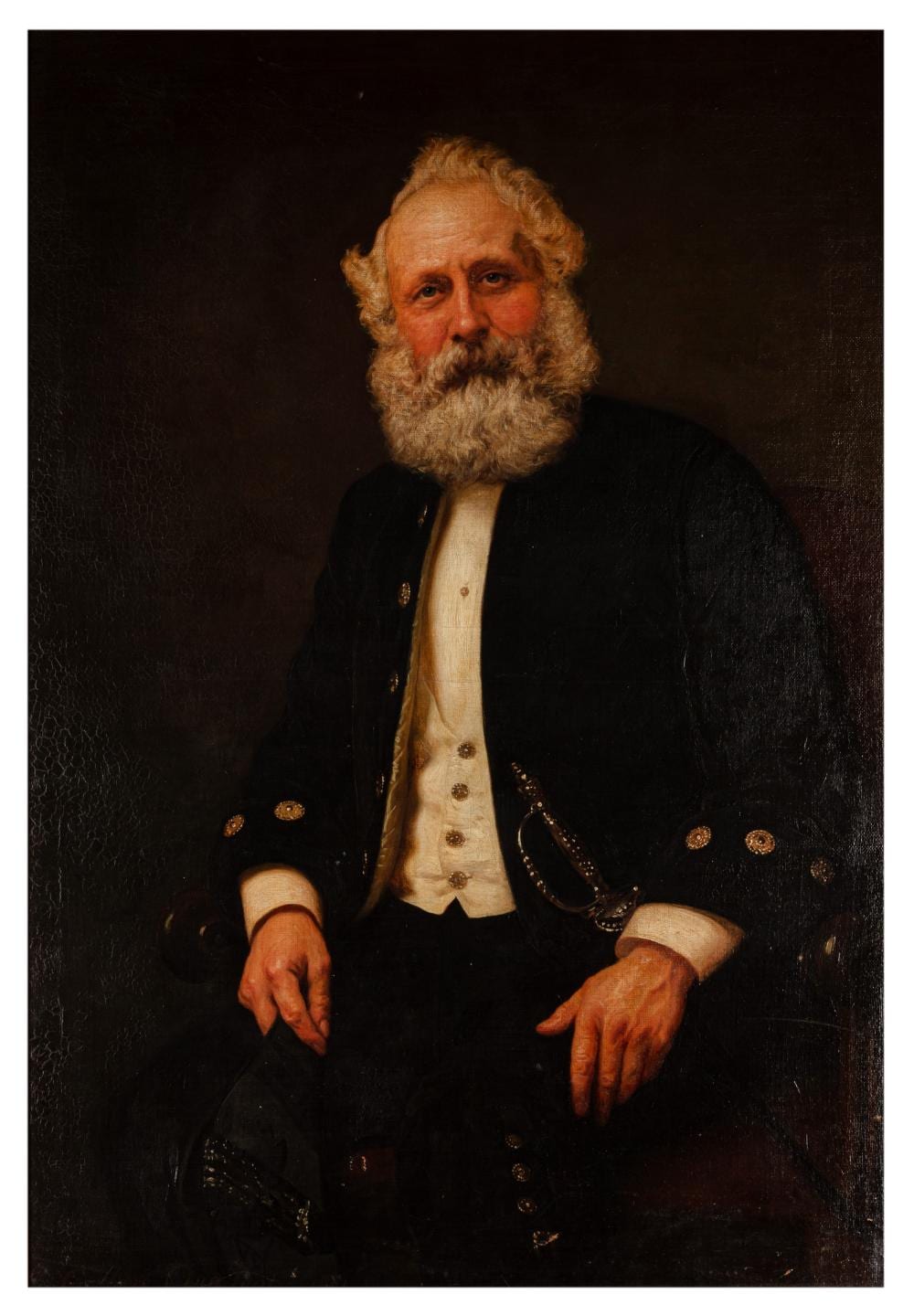 Ernest Gustave Girardot comparable auction result: ernest gustave girardot british active 1860 1893 portrait of henry allisson
