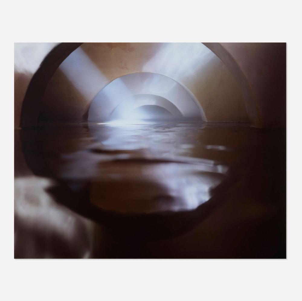 James Casebere comparable auction result: james casebere four flooded arches from center with fog