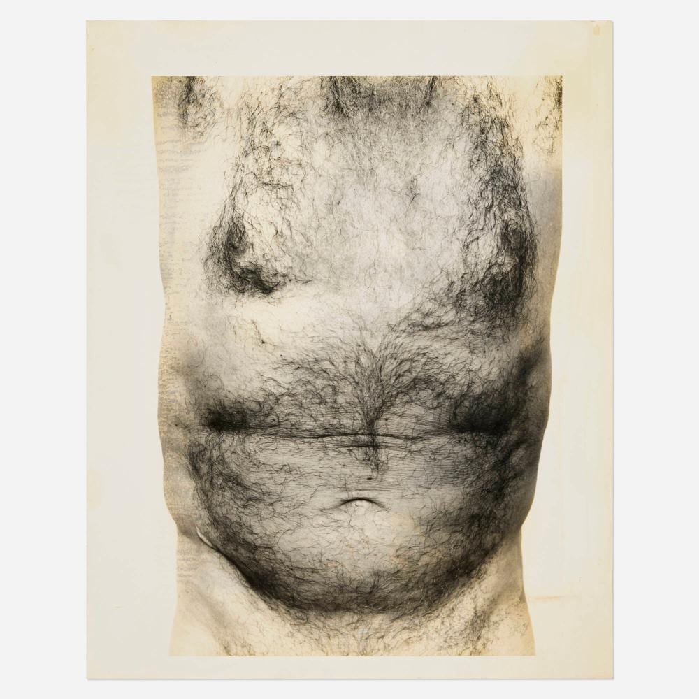 john coplans self portrait torso front · Rago Arts and Auction Center · 2026-06-26 John Coplans comparable auction result: john coplans self portrait torso front