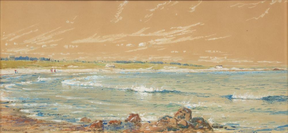 Edmund Darch Lewis comparable auction result: edmund darch lewis american 1835 1910 beach scene 1887