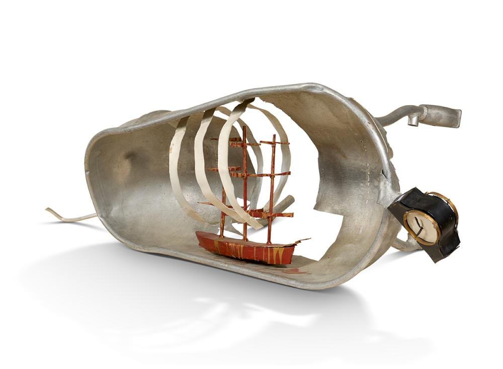 Bill Woodrow comparable auction result: bill woodrow n en 1948 ship of fools belly of the beast navire des fous le ventre de la b te 1986