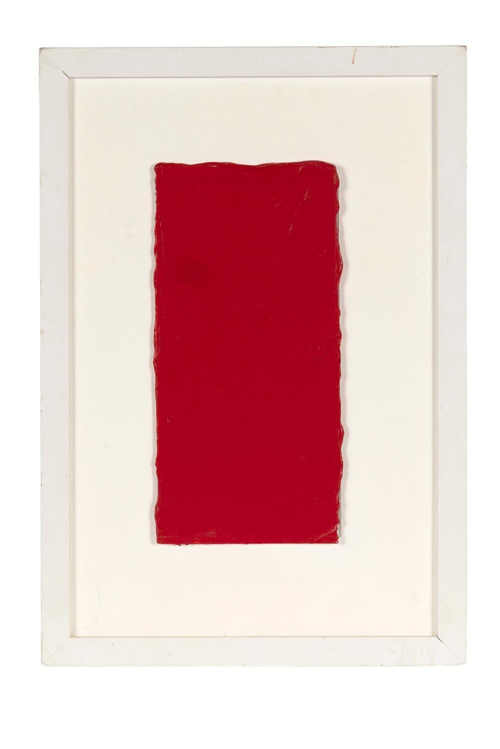 Bernard Aubertin comparable auction result: bernard aubertin 1934 2015 monochrome rouge 1993