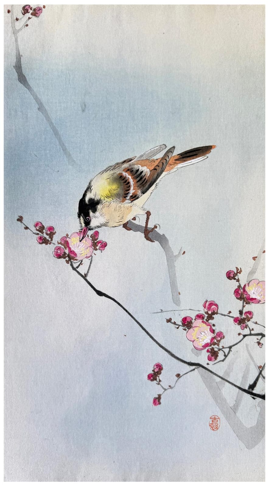 Ohara Koson comparable auction result: japanese woodblock print ohara koson