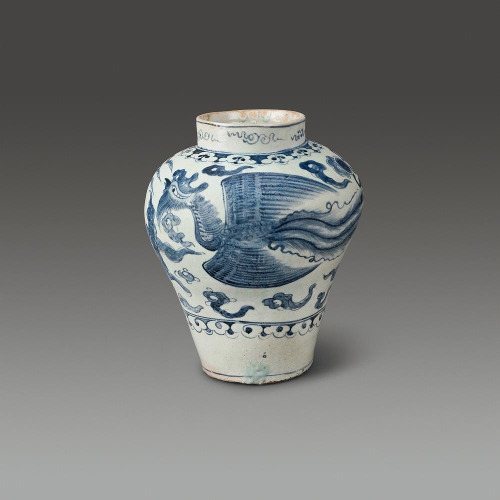 Blue & White Porcelain Jar comparable sale